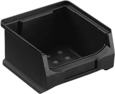 Produktbild von Leitfähige Sichtlagerbox 1.0 | HxBxT 6x10x10cm | 0,4 Liter | ESD, Sichtlagerbehälter, Sichtlagerkasten, Sichtlagerkastensortiment, Sortierbehälter