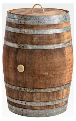 Produktbild von Regentonne mit Deckel aus Eiche, 225 Liter