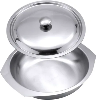 Produktbild von 1x Knopfdeckel aus Edelstahl, hochglänzend, Spritzschutz
