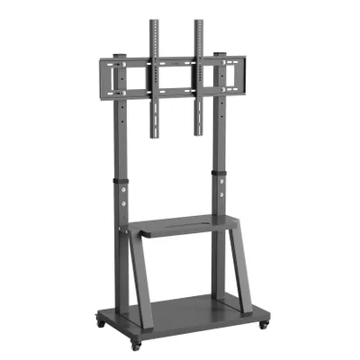 Produktbild von Mobiler TV-Ständer, höhenverstellbar, unterstützt 32’’ bis 100’’ Fernseher, schwarz