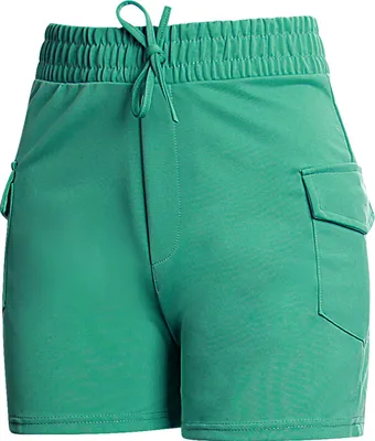 Produktbild von topschuhe24 2053 Damen Kurze Hose Shorts, Farbe:Grün, Größe:36 EU