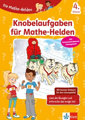 Produktbild von Klett Die Mathe-Helden Knobelaufgaben für Mathe-Helden 4. Klasse