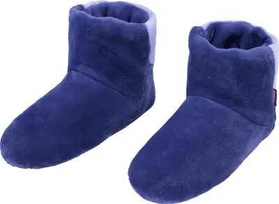 Produktbild von RAIKOU Winter Warme Plüschpantoffeln Mid-Tube-Hausschuhe, Hausschuhe Damen Winter, Warme wollige Plüschhausschuhe mit weicher rutschfester Sohle für drinnen Fjoed-40/43