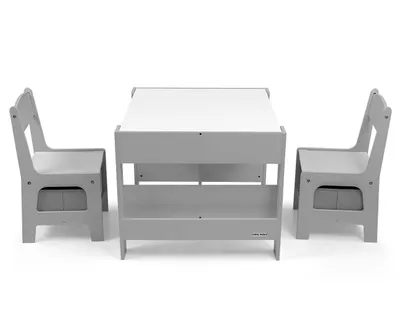 Image de Meuble-table+2 chaises Sven gris 5489 29847