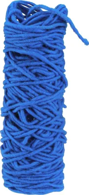 Produktbild von Filzkordel Dochtfaden Blau 30m - Drahtkordel für Basteln, Deko, DIY