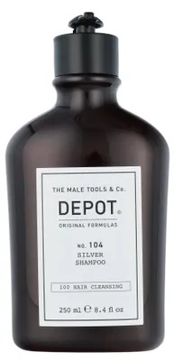 Productafbeelding van Depot No. 104 Zilveren shampoo, shampoo om gele tinten te neutraliseren, 250 ml