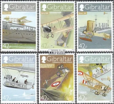 Produktbild von Briefmarken Gibraltar 2009 Mi 1318-1323 (kompl.Ausg.) postfrisch Luftfahrzeuge der Marine
