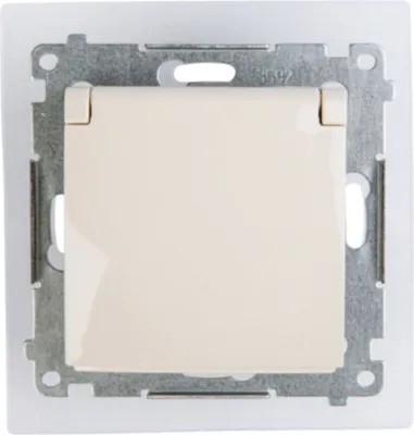 Zdjęcie produktu dla Kontakt-Simon DGZ1BZ.01/41, Biały, Plastik, IP44, 250 V, 84 mm, 45 mm