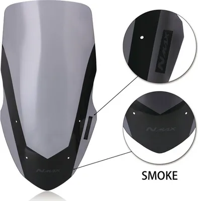 Obrázok produktu pre Motocykl Nastavenie čelného skla Pre Yamaha NMAX155 NMAXL125 16-18 predný vietor deflektor dym