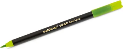 Produktbild von Pinselmaler edding 1340 Brushpen hellgrün Packung mit 10 Stück