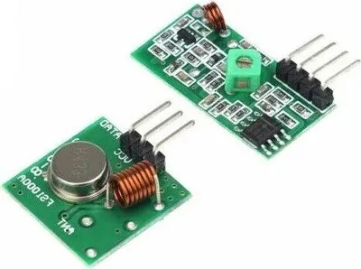 Obrázek produktu pro 433Mhz RF vysílač a přijímač pro Arduino / ARM / MCU WL