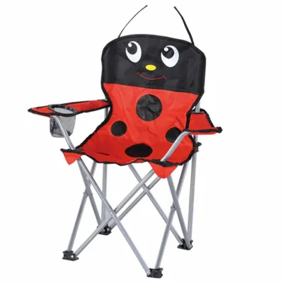 Produktbild von JW Kinder-Anglersessel Kindersessel Campingstuhl Campingsessel 2463 Marienkäfer