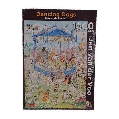 Produktbild von Puzzelman Tanzende Hunde - Jan van der Voo (1000)