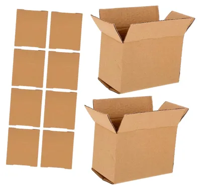 Produktbild von 10 Stück Kraftpapier-Wellpappkartons für Versand, Umzug und Lagerung – Stabil und Wiederverwendbar