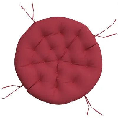 Produktbild von Kissen Rund Weinrot Ø 100x11 cm Oxford-Gewebe