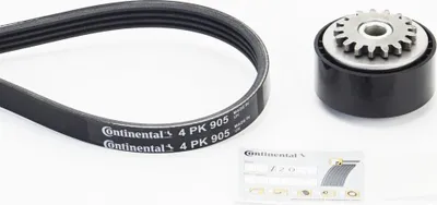 Image de Kit de courroies striées CONTITECH 4PK905K1