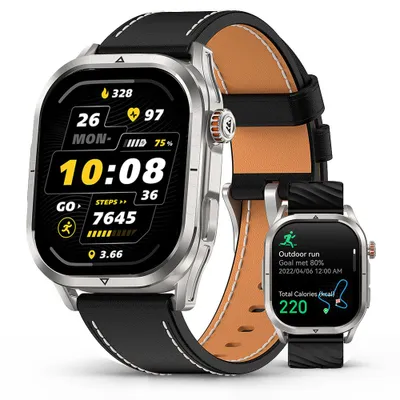 Produktbild von 2025 KOSPET MAGIC P10 Smartwatch Herren smartwatch damen mit GPS, 50 Tagen Akkulaufzeit, 1,96-Zoll-AMOLED-Display, 5 ATM Wasserdicht mit Android IOS