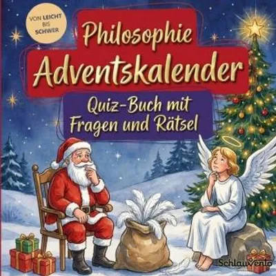 Produktbild von Philosophie-Adventskalender: Quiz-Buch mit Fragen und Rätsel