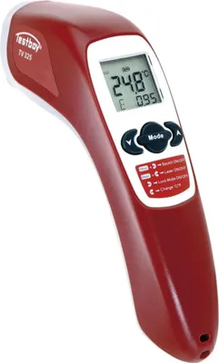 Produktbild von Infrarot-Thermometer TV 325mit einstellbarem Emissionswert und Mittelwertermittlung