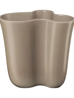 Produktbild von ASA Selection blossom Vase Taupe, Blumenvase, Tischvase, Dekovase, Steingut, Braun, H 21.5 cm, 83083208