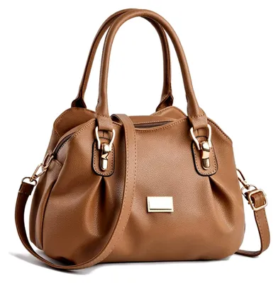 Produktbild von Damenhandtasche Elegante Shopper Schultertasche aus Kunstleder in Khaki