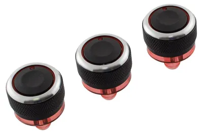 Produktbild von Citroen C2 03-09 Lüftungsreglerknöpfe SCHWARZ 3-teiliges Set