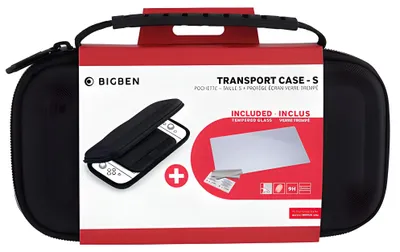Produktbild von BigBen Nintendo Switch Lite Hartschalen Transporttasche und Hartglas Bildschirmschutzfolie