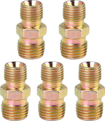 Produktbild von 5Stk. M10 bis M12x1,25mm Stecker Auto gerade Luftleitungsanschlüsse Adapter