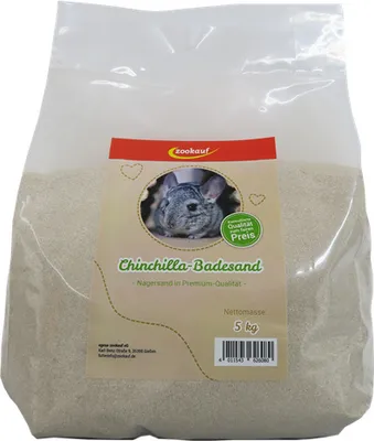 Produktbild von zookauf Nager Premium Badesand für Chinchilla und andere Nager 5 kg
