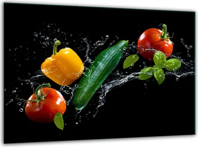 Obrázok produktu pre Sklenená doska na krájanie zeleniny univerzálna 30x22cm