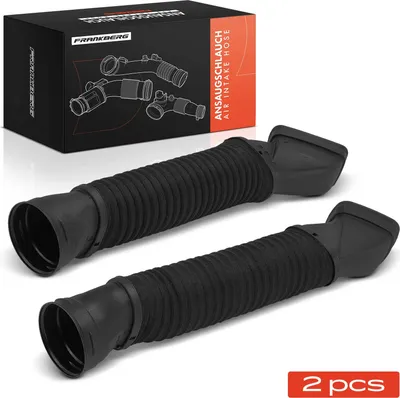 Imagen del producto de Manguera de admisión (2 unidades) y filtro de aire para Mercedes-Benz Clase S Coupé V221 C216, modelos de 2005 a 2013