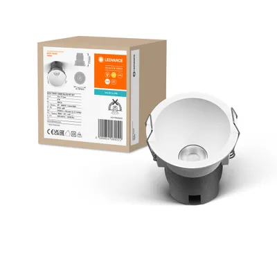 Produktbild von Ledvance LED Einbaustrahler Spot Twist Weiß Ø7cm 5W 400lm warmweiß 3000K 30°