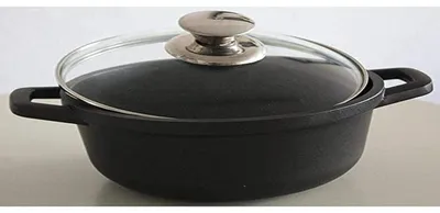 Zdjęcie produktu dla Garnek Faitout Castey 20 cm, w tym pokrywka, wykonany z żeliwa/żeliwo-aluminium, średnica 20 cm, powłoka nieprzywierająca
