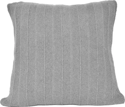 Produktbild von nielsen HOME Kissenbezug Arvid gestrickt,50x50 cm, Hellgrau, 100% Baumwolle, Strick, ® Standard 100