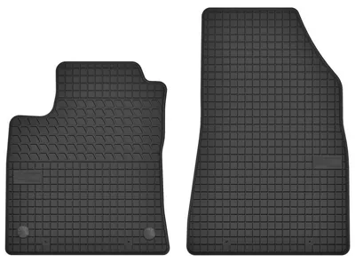 Image de Tapis avant en caoutchouc pour Renault Clio V 2019- (hayon) – 2 pièces, noirs, sur mesure