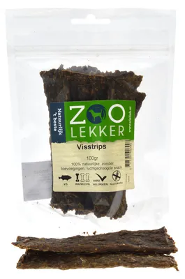 Productafbeelding van Zoolekker Visstrips 100 gram