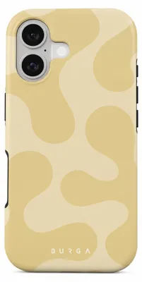 Immagine prodotto di Custodia posteriore protettiva Burga Tough compatibile con Apple iPhone 16 - Modello Glow, Immagine generata dall'IA