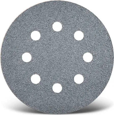 Produktbild von MENZER Platinum Klett-Schleifscheiben, 115 mm, 8-Loch, f. Exzenterschleifer, Halbedelkorund (50 Stk.) K150