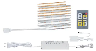 Obrázok produktu pre Paulmann 71114, Univerzálny svetelný pásik, Prostredie, Orientácia, Vnútorný, Univerzálne, Lepiaca páska, Strieborná