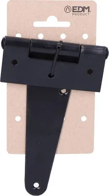 Produktbild von Scharnier T 130x90mm H° Epoxid Schwarz Auf Hängekarton Edm