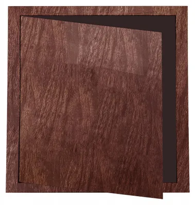 Image de Dospel Trappe de visite imitation bois plastique PVC 30x30 cm