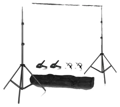 Obrázek produktu pro Fotografický stojan na pozadí, nastavitelný podpůrný systém, přenosná taška, 2600 × 3000 mm, flexibilní bez pytle s pískem