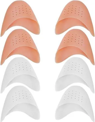 Immagine prodotto di Cuscinetti protettivi in silicone per uomini e donne - Dispositivi di protezione per i piedi - Solette in gel traspiranti