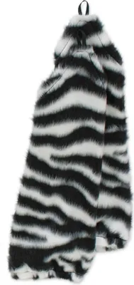 Produktbild von Handschuhe Armstulpen Zebra Einfinger Weiß SchwarzKarneval Fasching Halloween