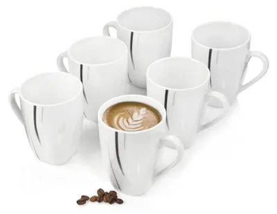 Produktbild von SÄNGER Kaffeebecher Set Bilgola Black Lines 6 teilig