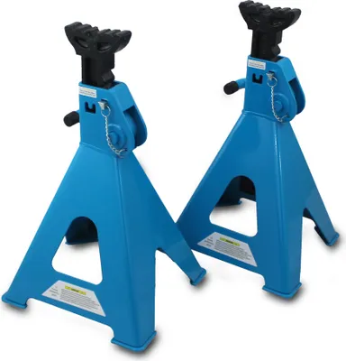 Produktbild von Bituxx 2x Unterstellböcke inkl. Heber 12000kg Blau MS-15212