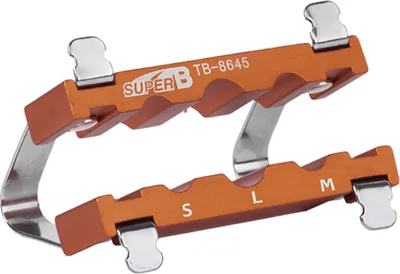 Produktbild von Schraubstockeinsatz für Achsen Ø 9 10 und 12 mm Aluminium orange silber