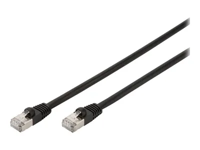 Immagine prodotto di DIGITUS Patchkabel Cat6 S/FTP 2xRJ45 1.0m schwarz Outdoor