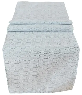Immagine prodotto di Runner da tavola KATE Outdoor, struttura jacquard, grigio chiaro, 40 x 140 cm