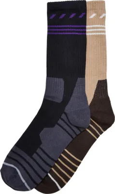 Image de Urban Classics TB3742 | Hiking Performance Socks 2-Pack - Couleur : black/unionbeige - Taille : 39-42